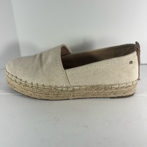 SAM EDELMAN CIRCUS Espadrille Beige Wedge Jute Sandals Size 10 - Picture 12 of 15
